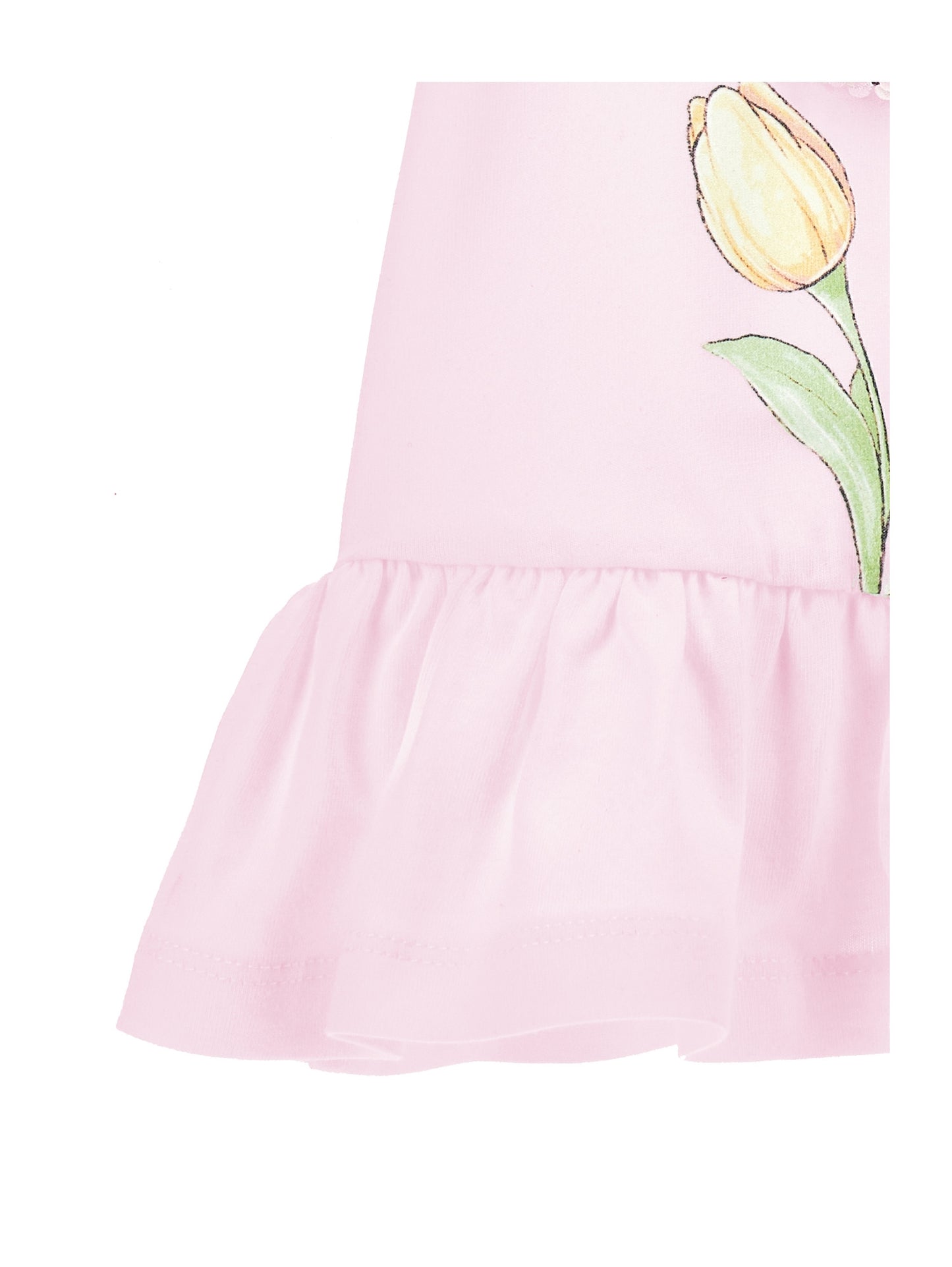Maxi t-shirt tulipano in tulle