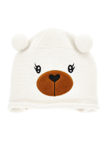 Teddy bear hat with ears