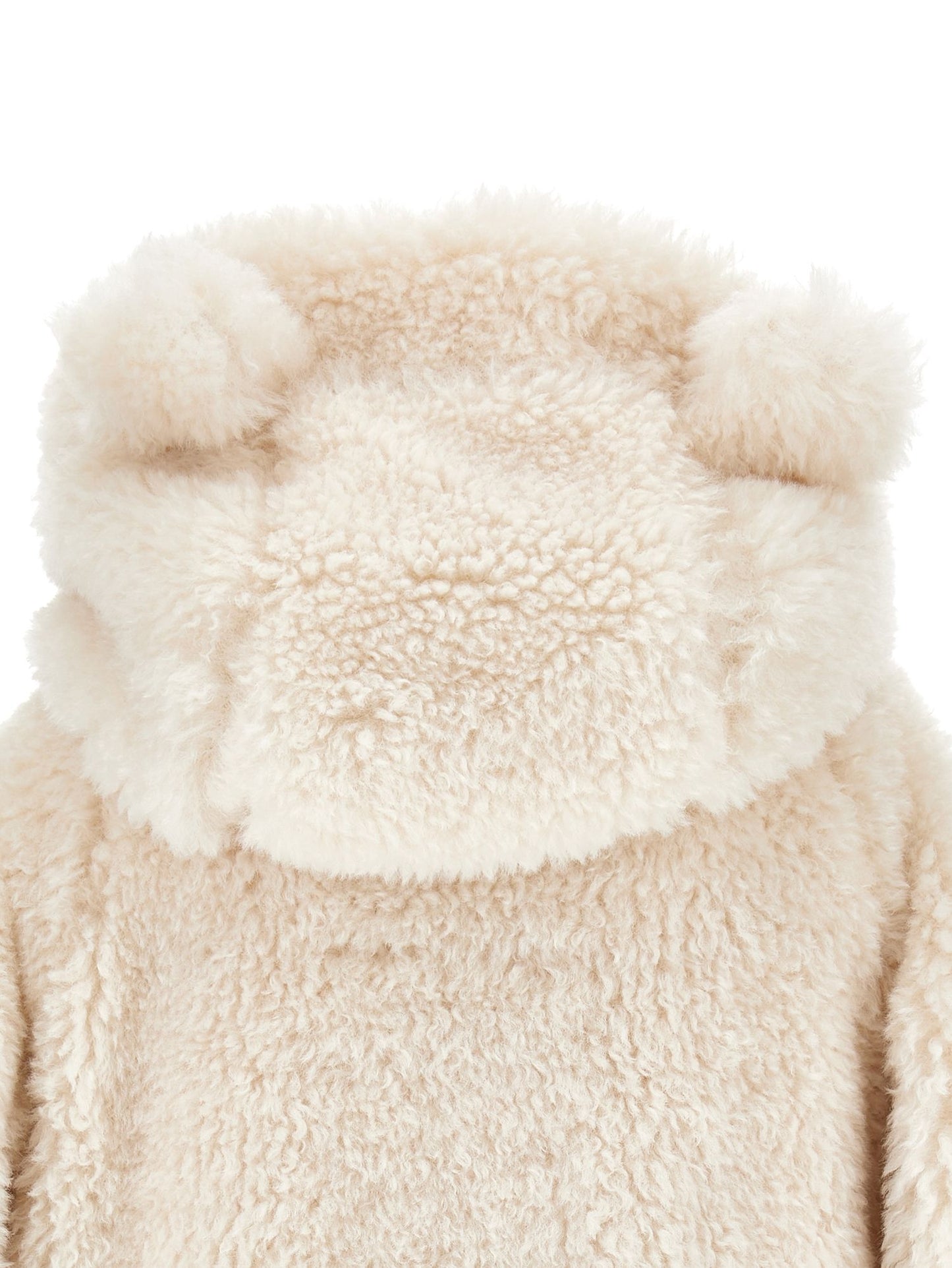 Plush jacket with hood
