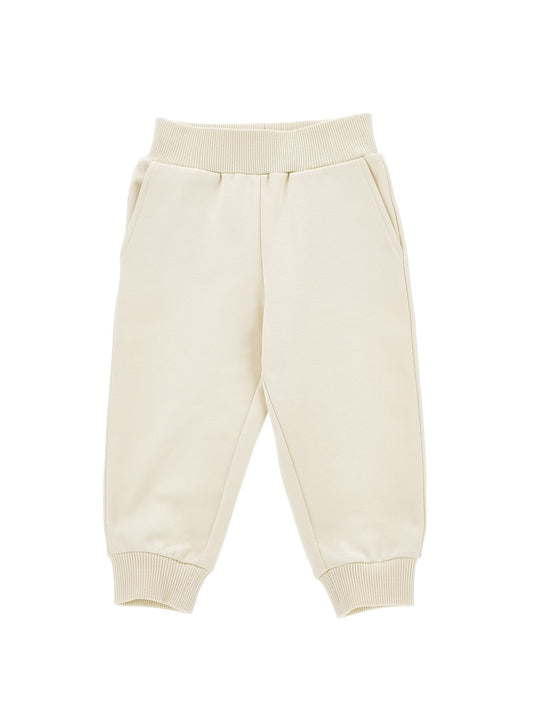 Jogger in felpa con tasca a cuore