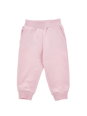 Jogger in felpa con tasca a cuore
