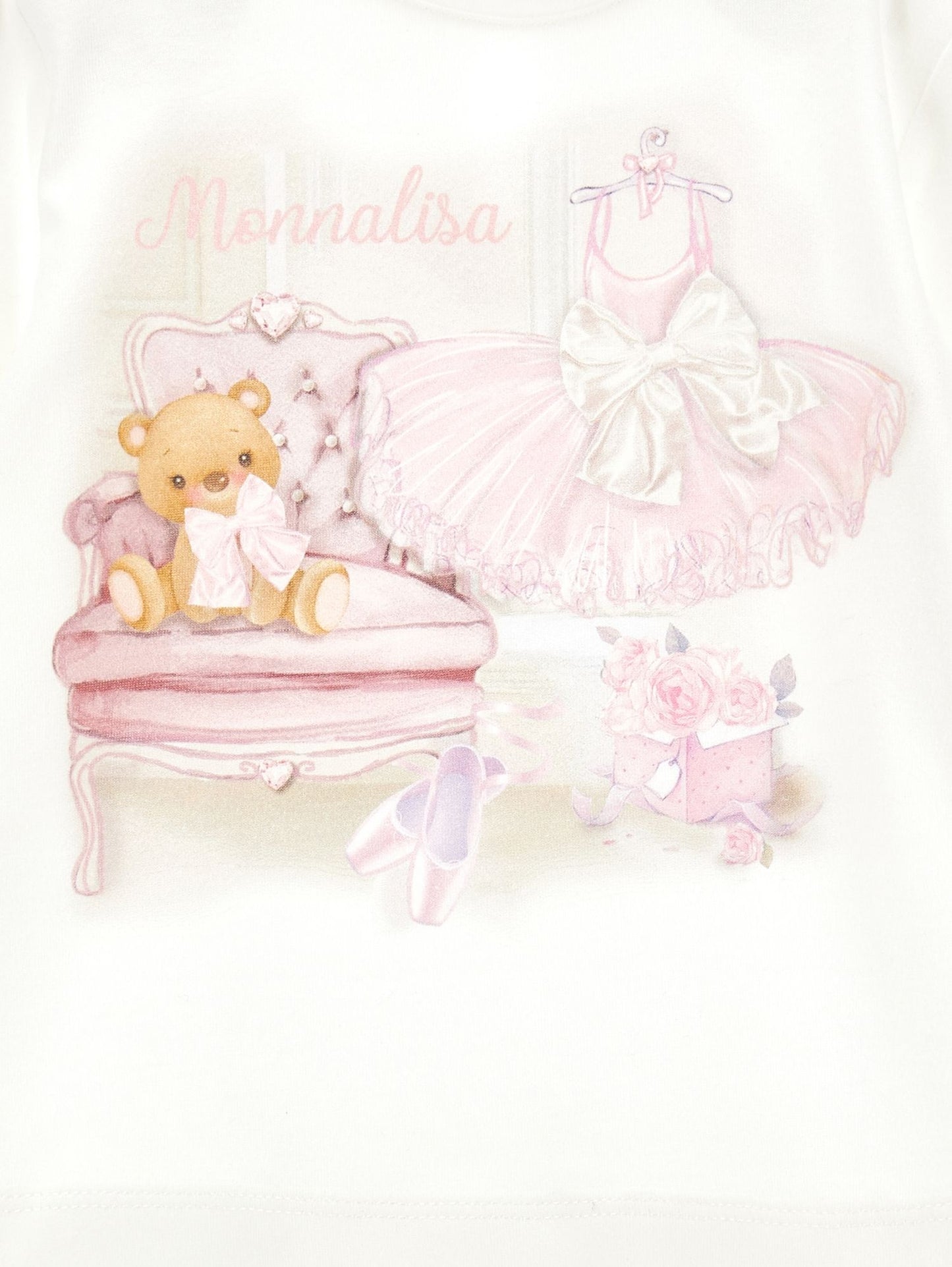 Ballet print cotton T-shirt