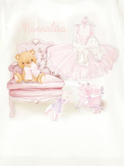 Ballet print cotton T-shirt