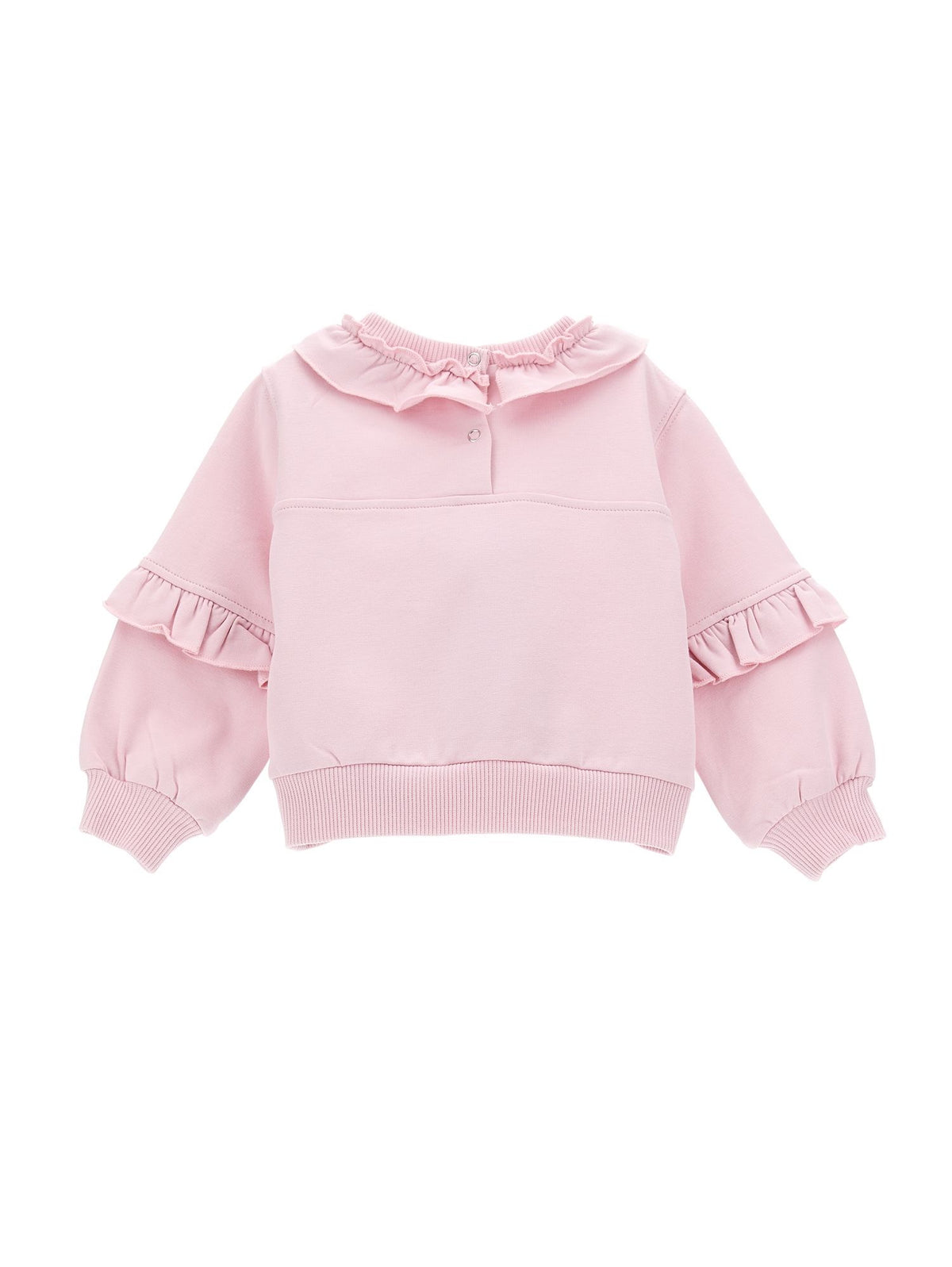 Closed sweatshirt with teddy bear