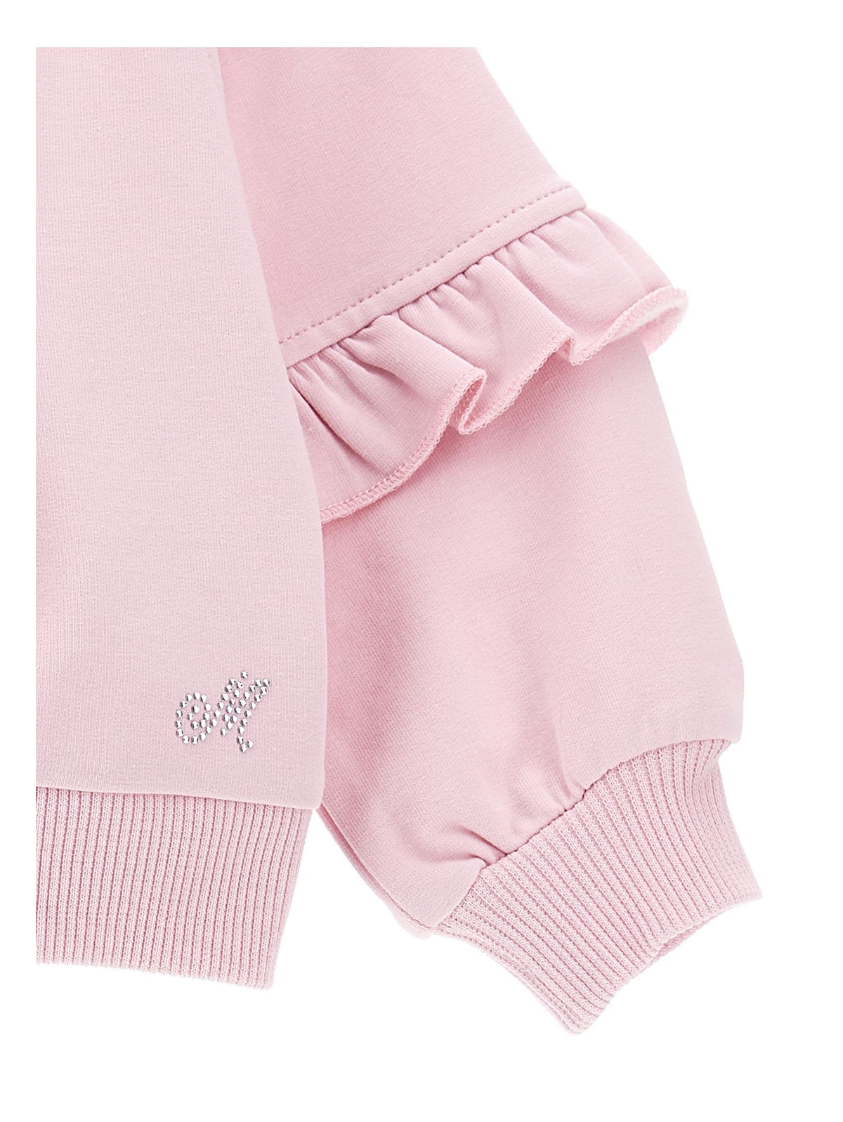 Closed sweatshirt with teddy bear