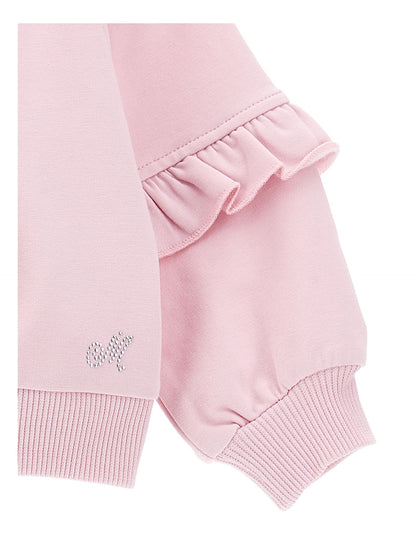 Closed sweatshirt with teddy bear