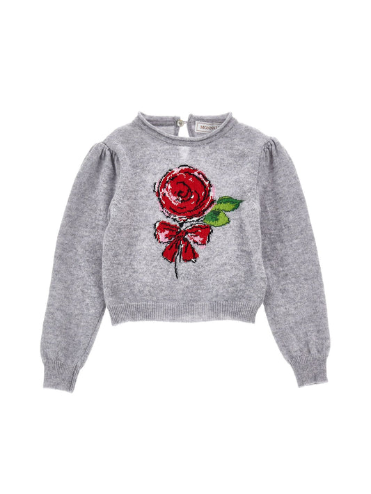 Pull supersoft con rosa