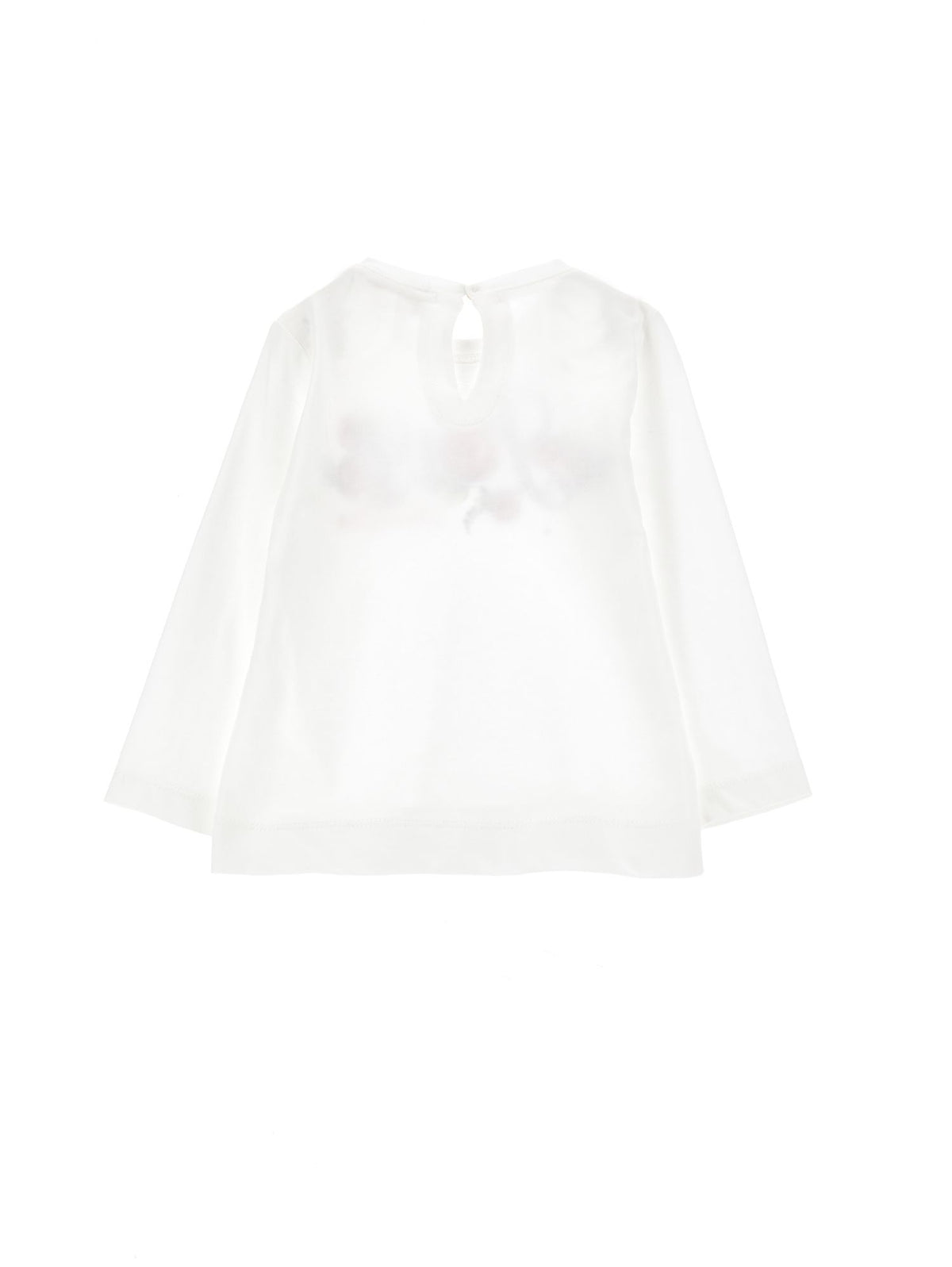 Jersey t shirt with pink rhinestone print