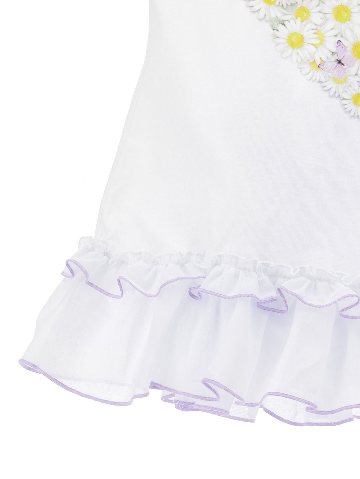 Ausgestelltes Maxi-T-Shirt aus Jersey