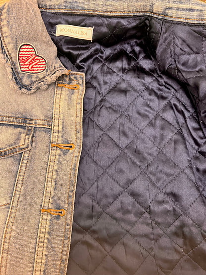 Giubbino jeans con colletto