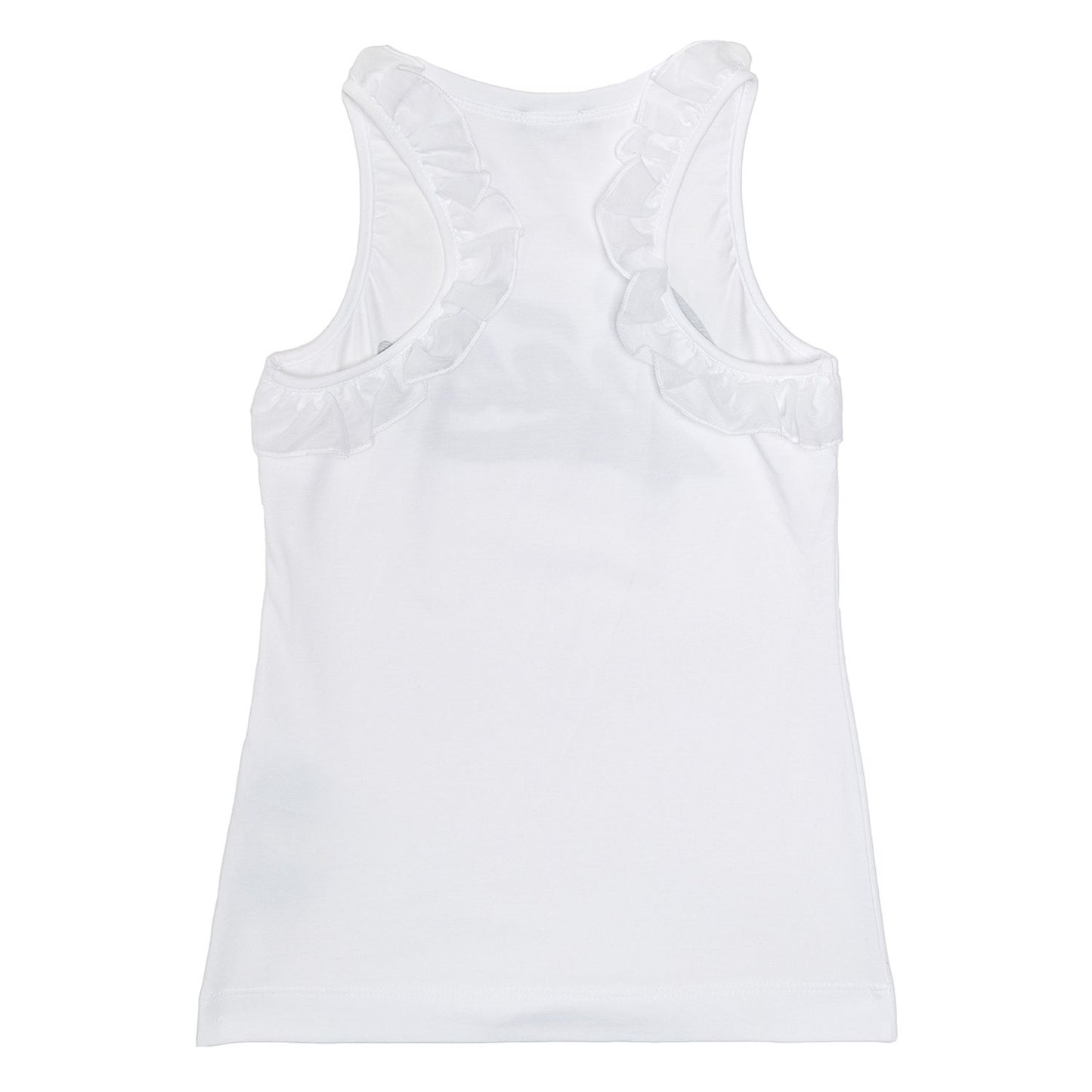 Top con gale scritta lurex