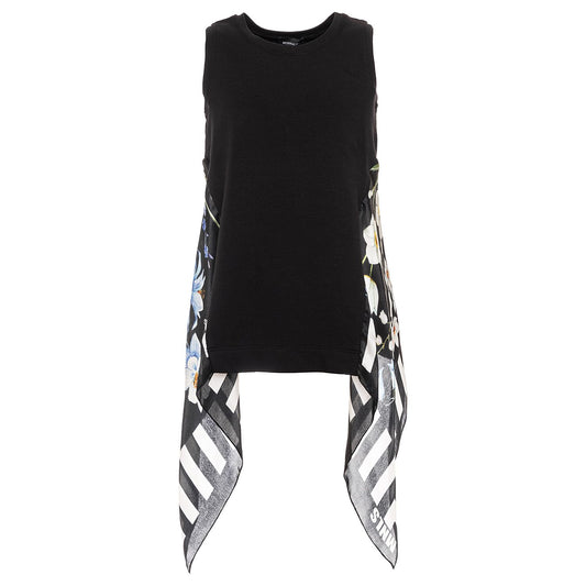 Cotton scarf vest