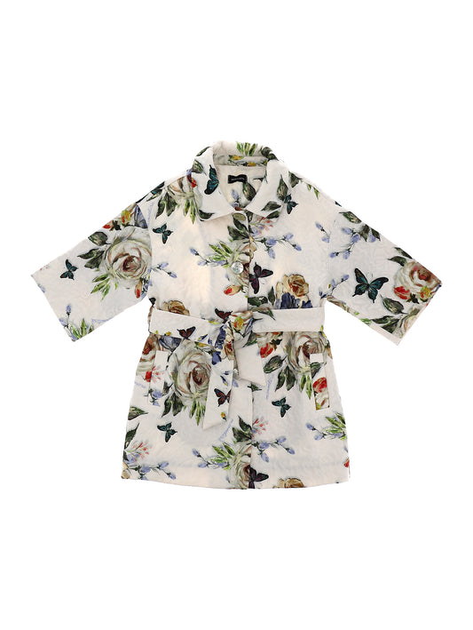 Brocade trench coat