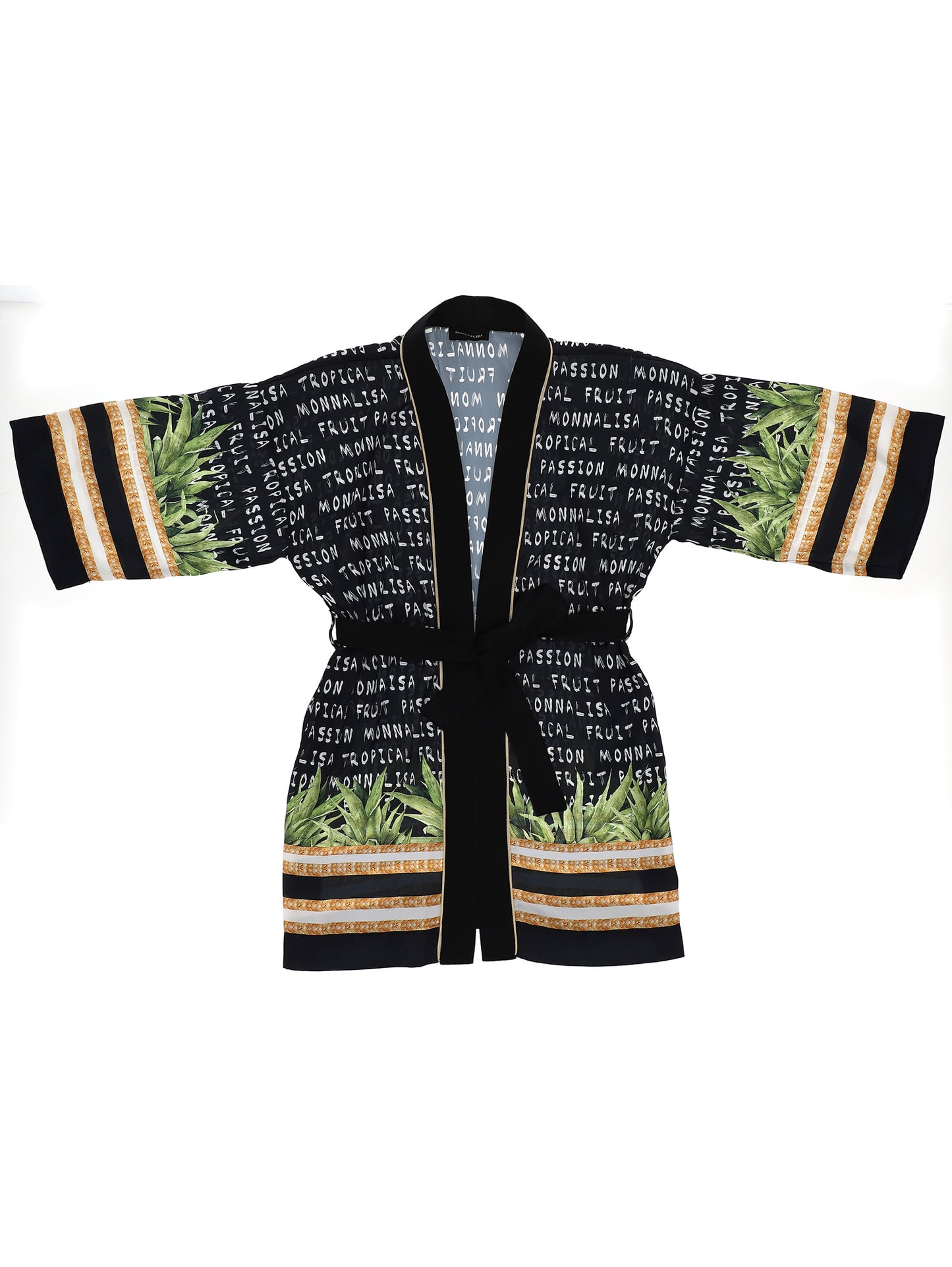 Printed satin jacket 
