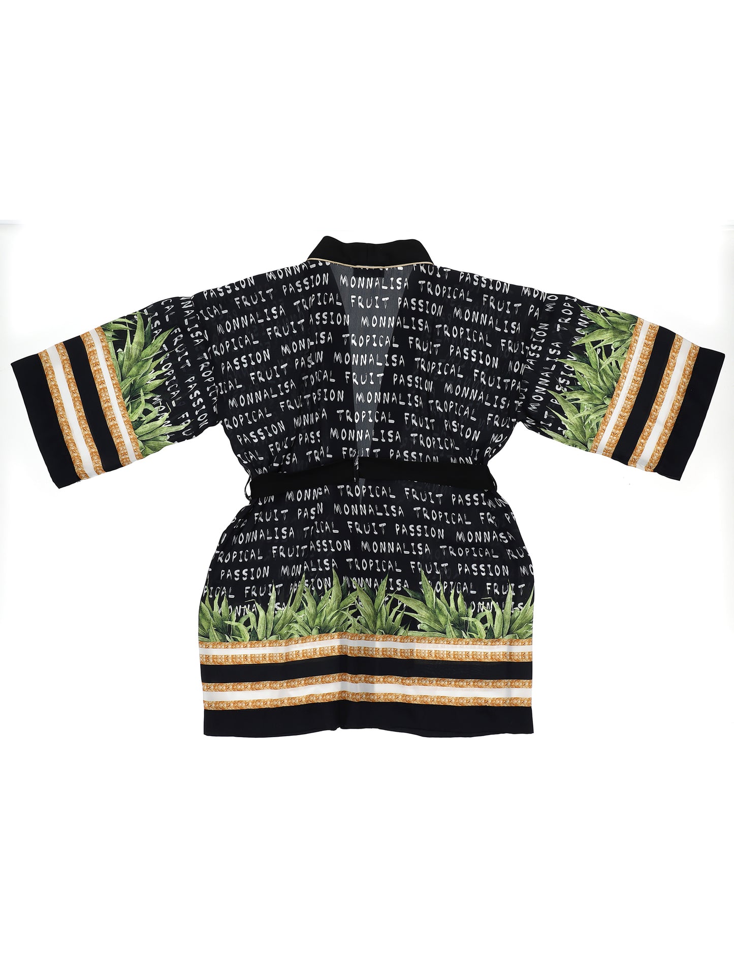 Printed satin jacket 