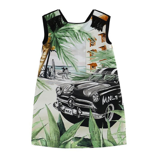 Patterned cady dress