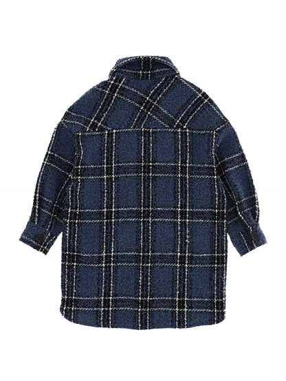 Giacca camicia bouclé