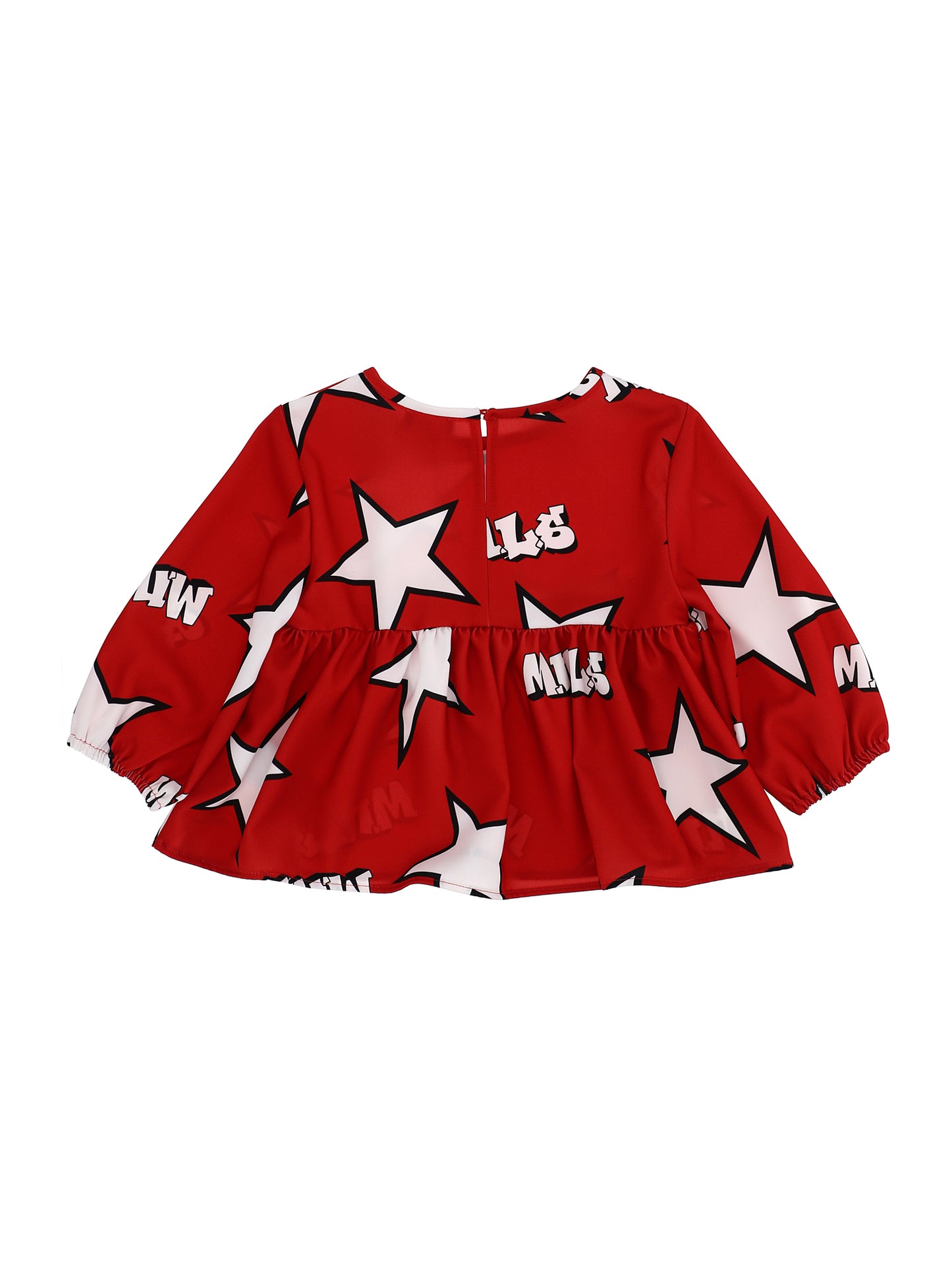 Blusa in cady con stelle
