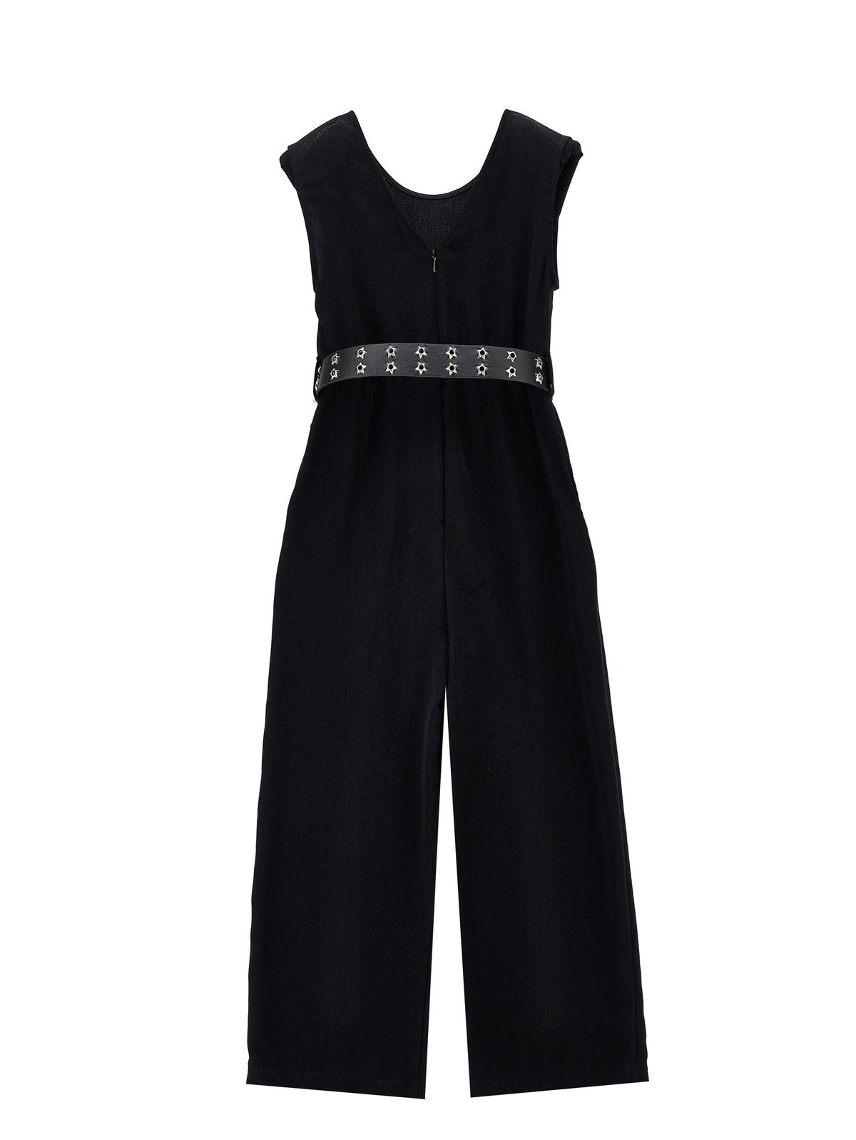 Long jumpsuit with belt