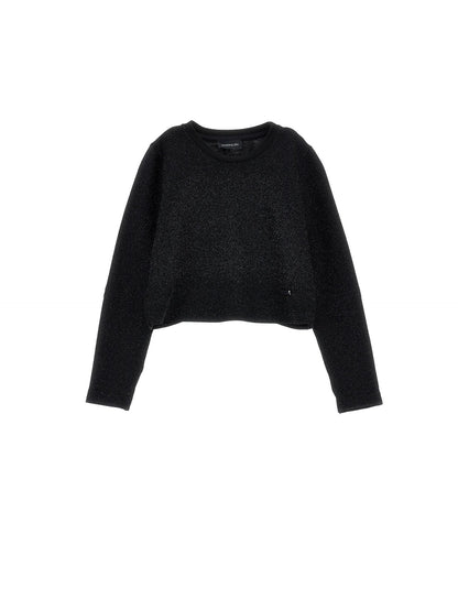 T-shirt lurex cut out