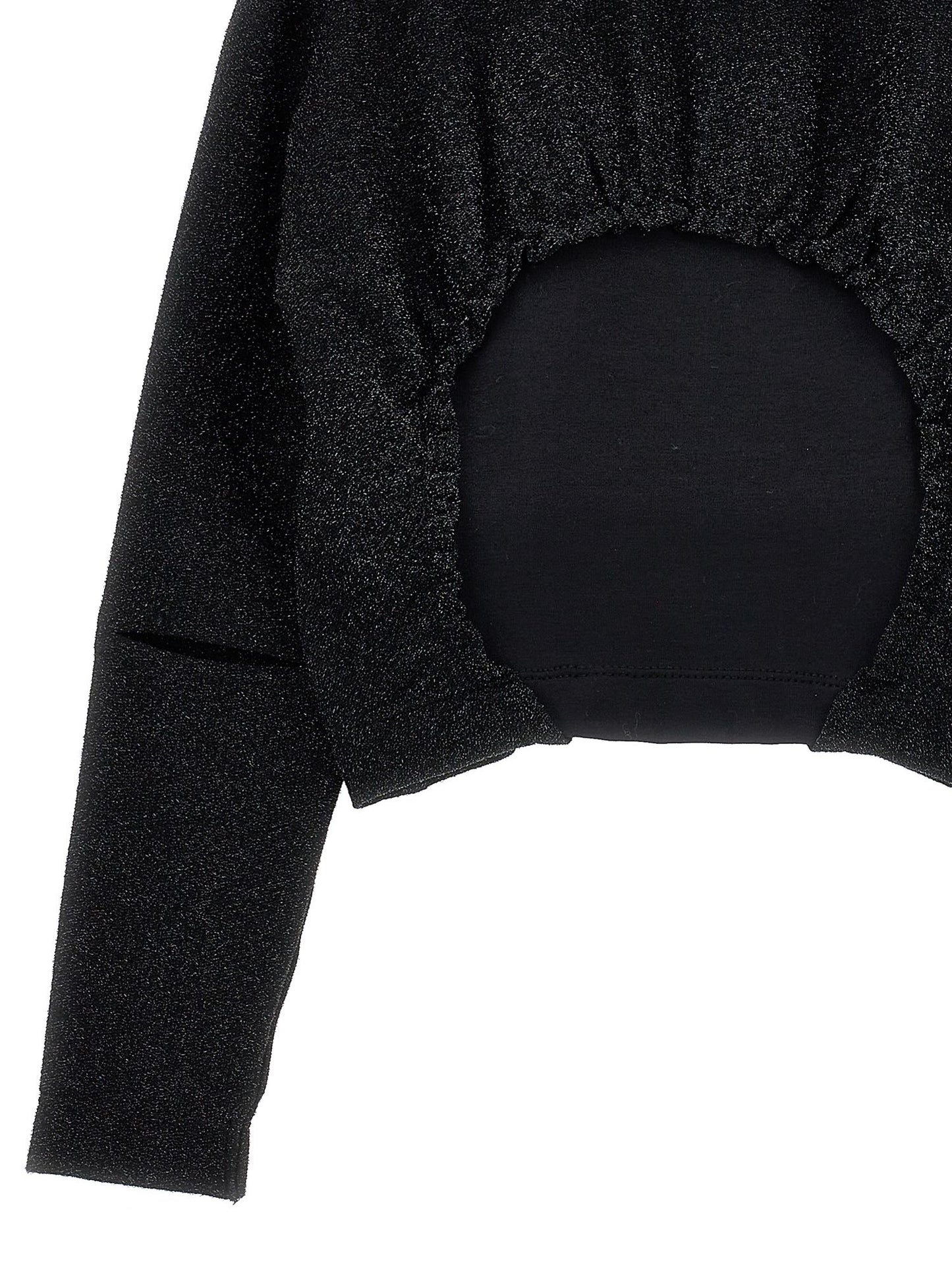 T-shirt lurex cut out