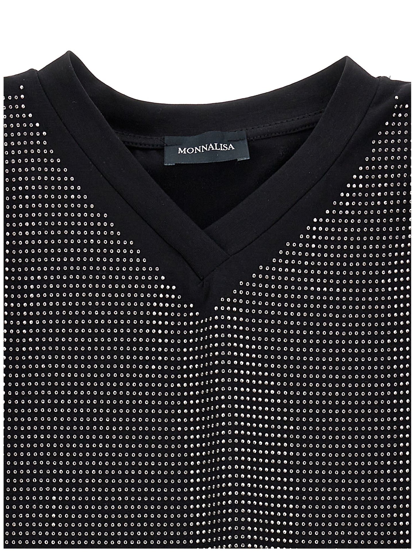 Top tulle e borchiette