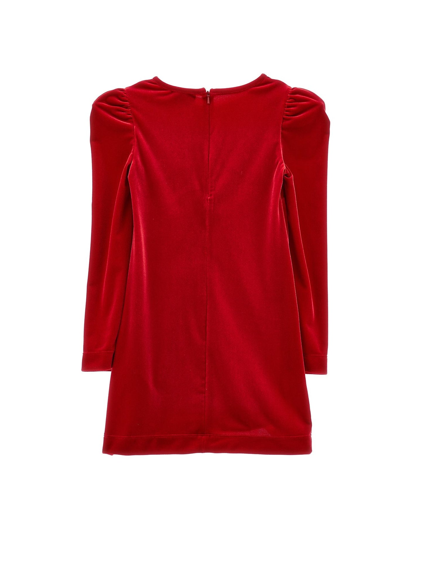 Empire-cut chenille dress