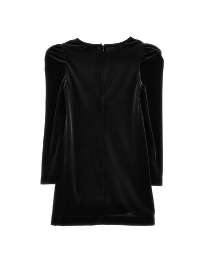 Empire-cut chenille dress