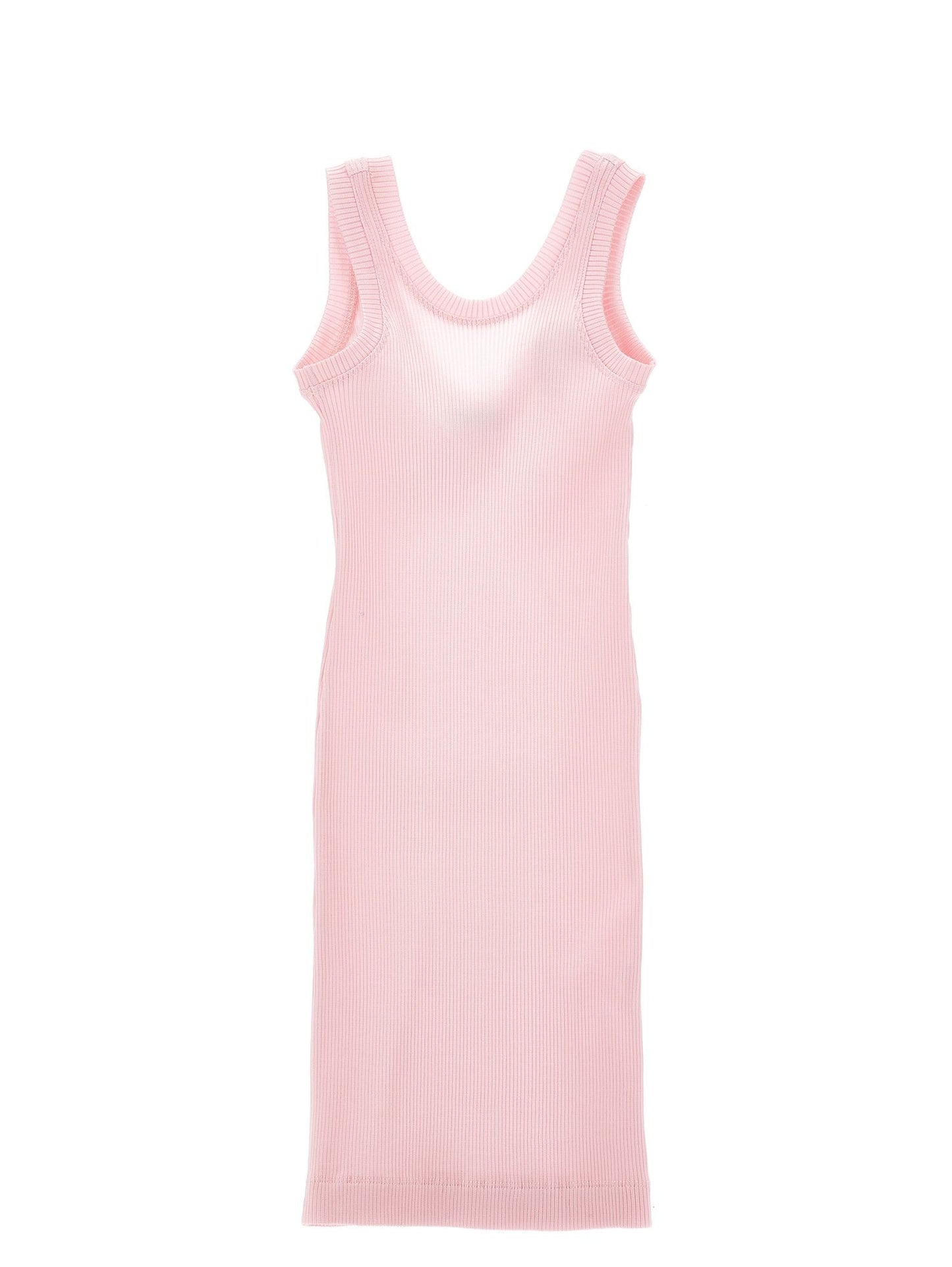 Vestido de tubo de viscosa elástica