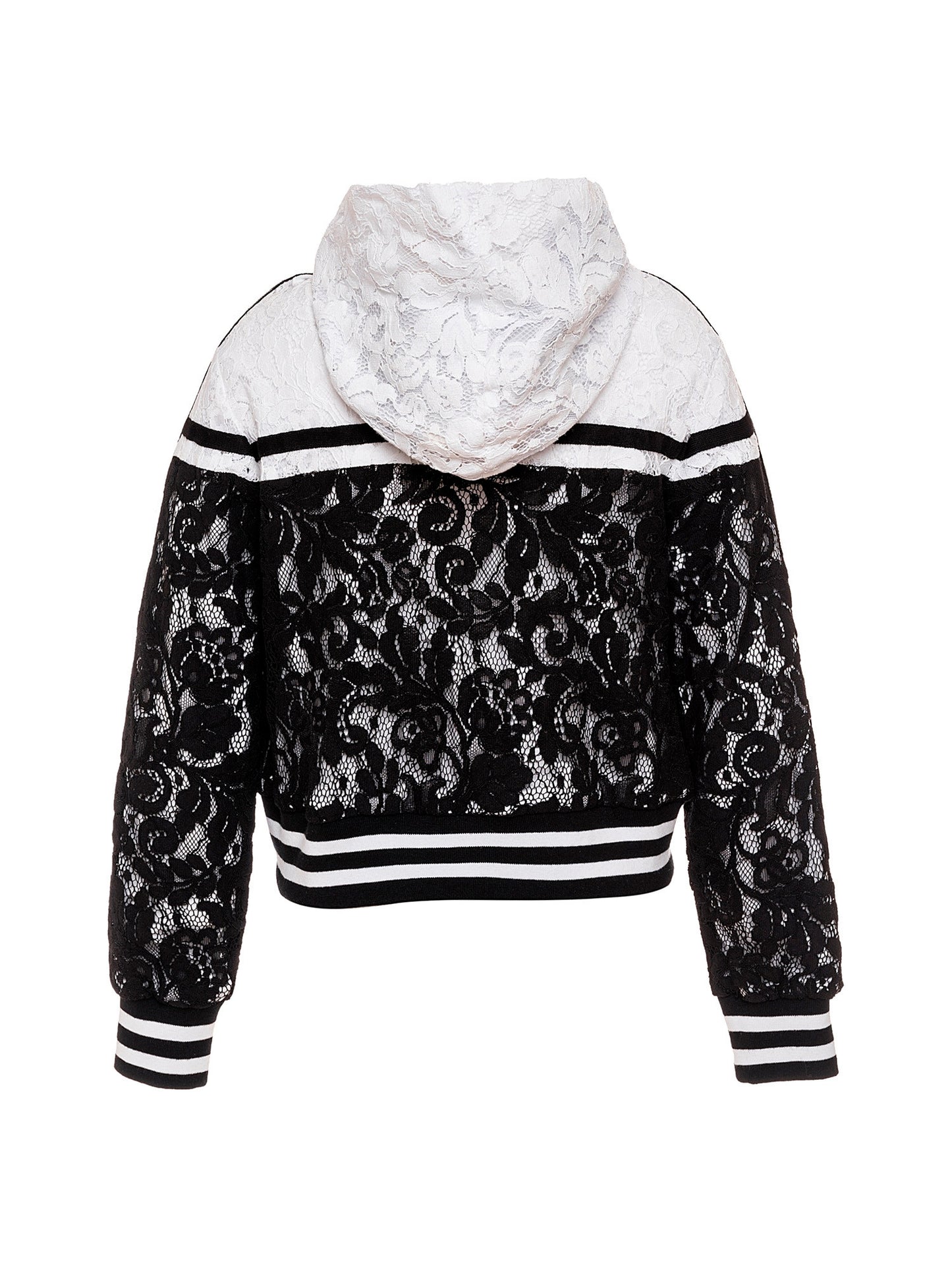 Lace bomber jacket