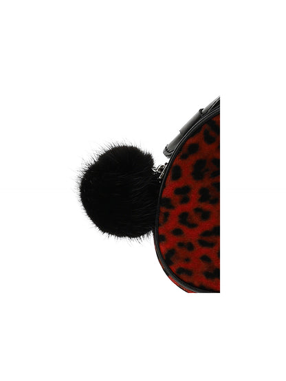 Animal print pouch