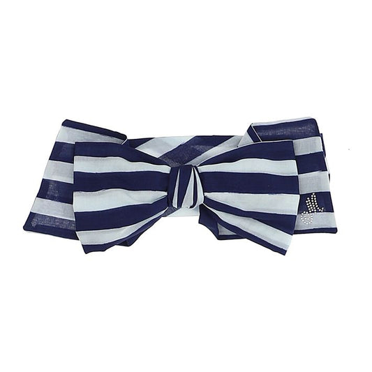 Striped jersey headband