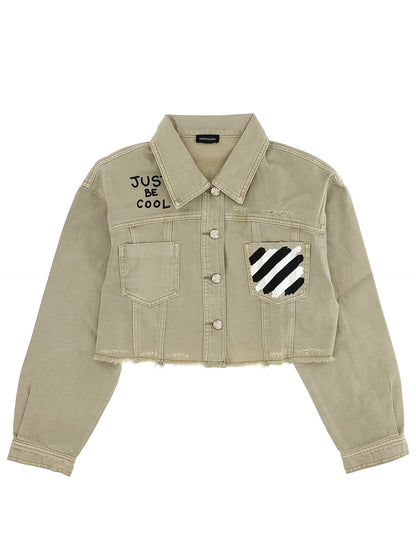 Short denim jacket