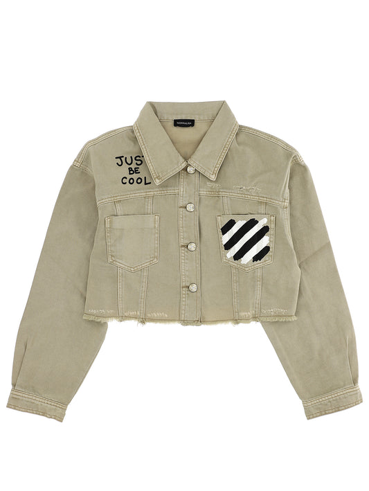 Short denim jacket