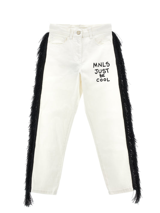 Jeans in drill stretch