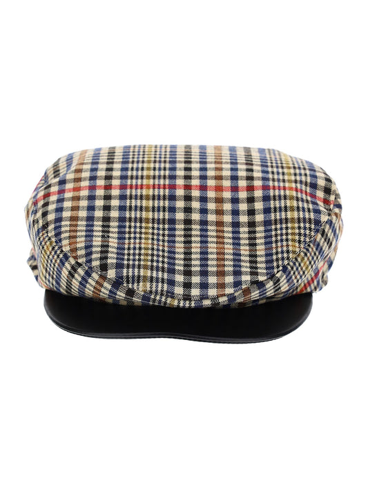 Coated fabric visor hat
