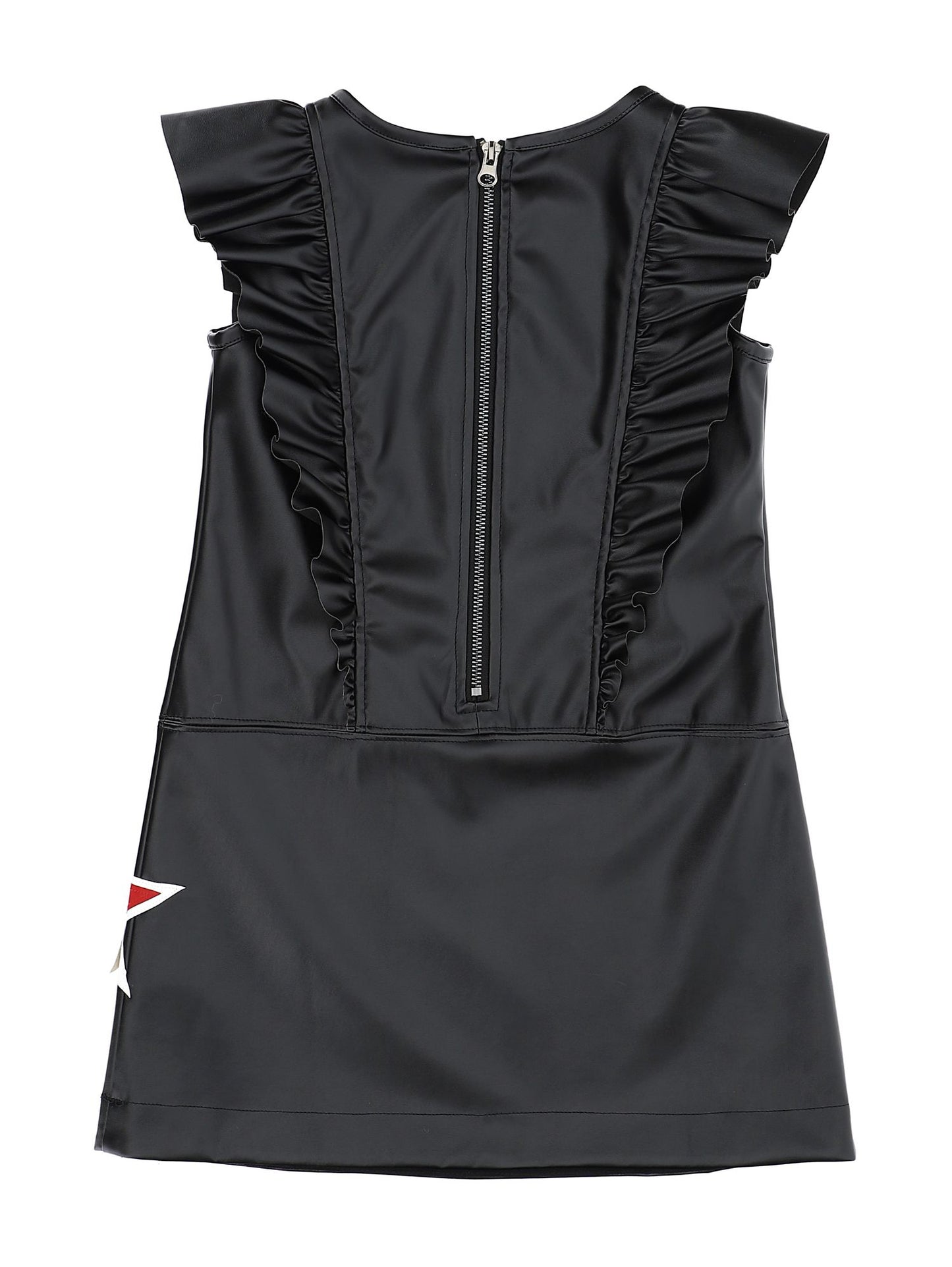 Star coated fabric dress