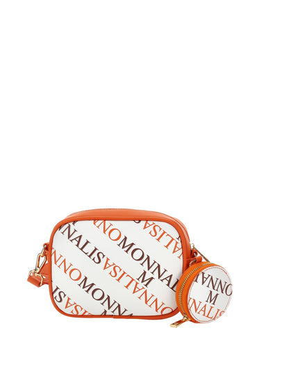 Printed leather bag