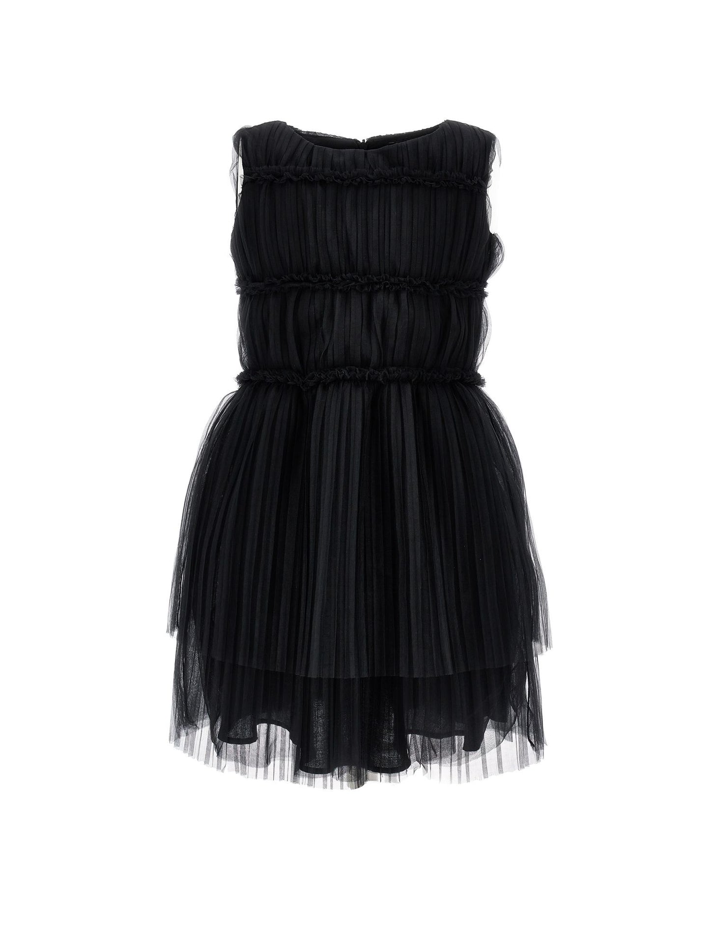 Abito tulle plissettato
