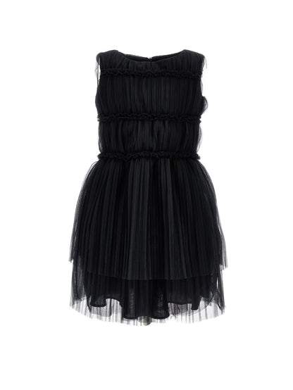 Abito tulle plissettato