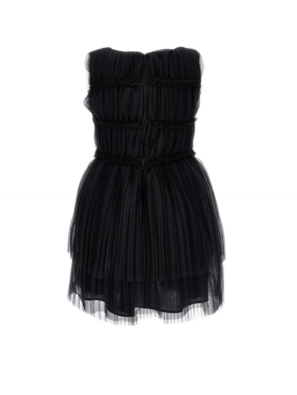 Abito tulle plissettato