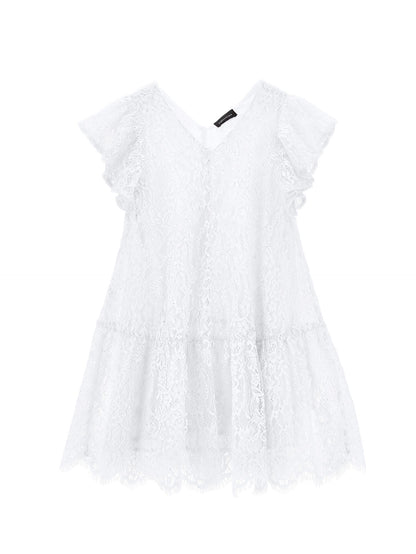 Low waist lace dress