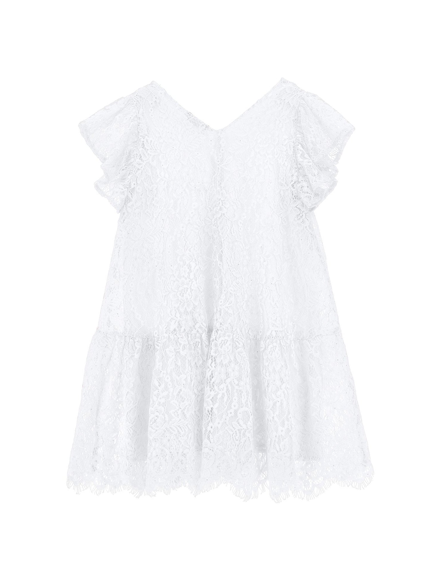 Low waist lace dress