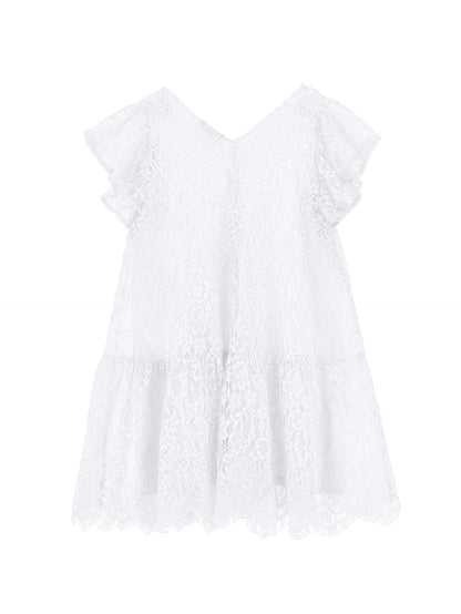 Low waist lace dress