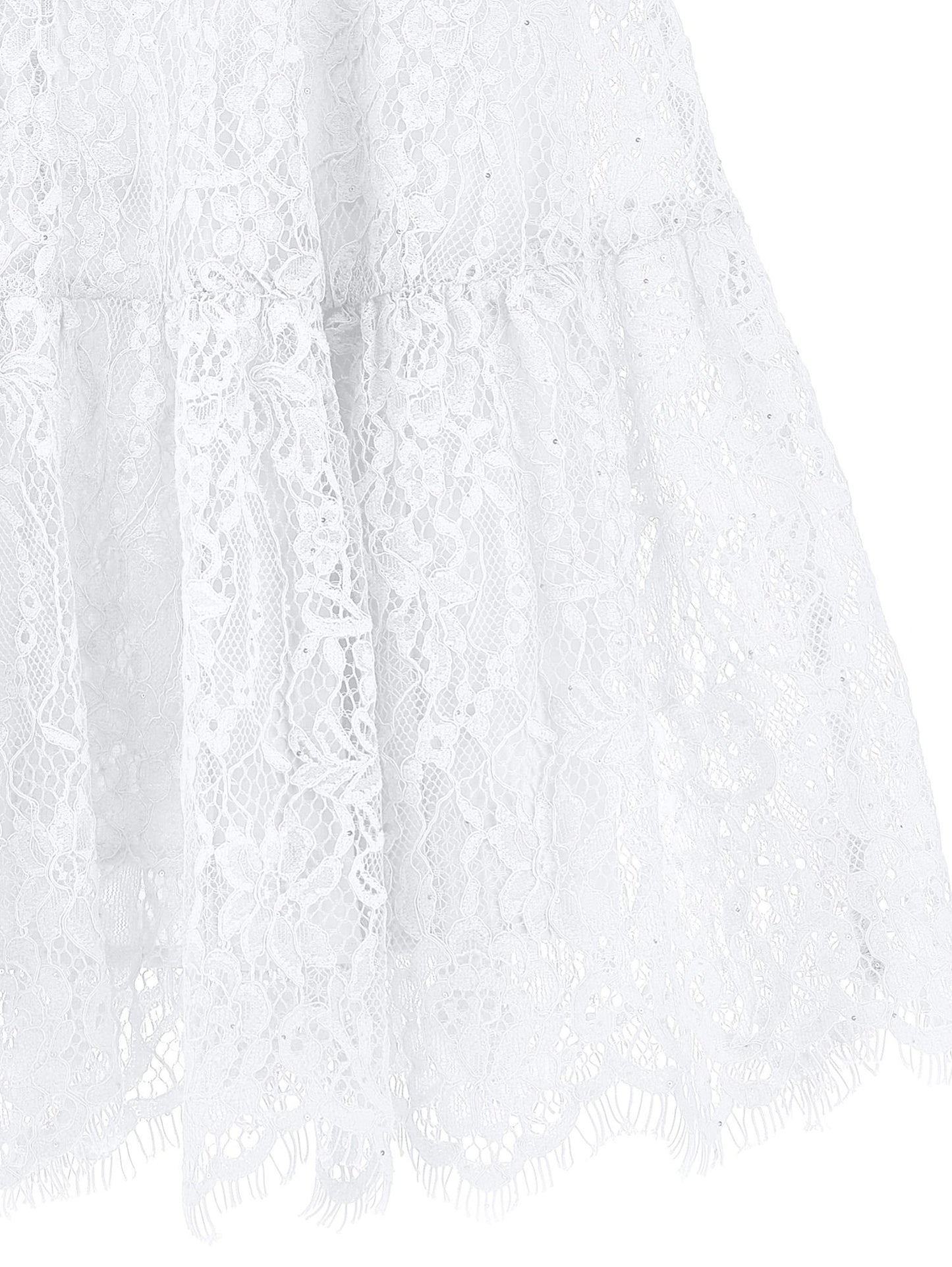 Low waist lace dress