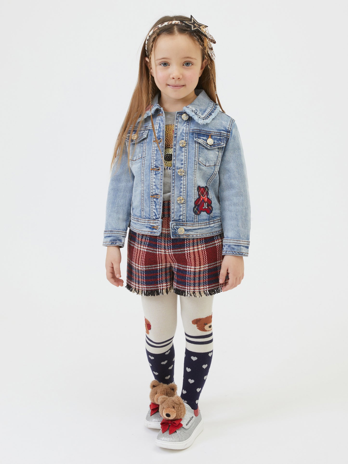 Giubbino jeans con colletto