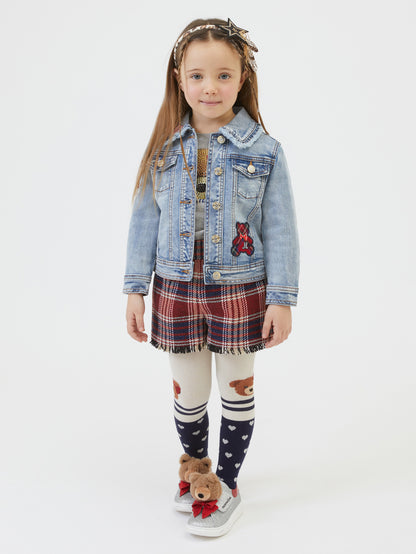 Giubbino jeans con colletto
