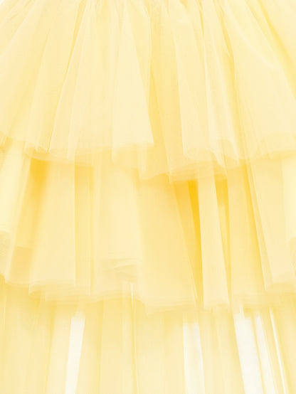 Maxilogomania tulle skirt