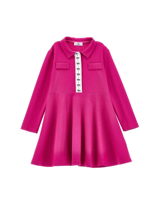 CF Iconic Logo Collar Dress
