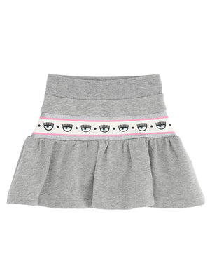 Maxilogomania sweatshirt skirt